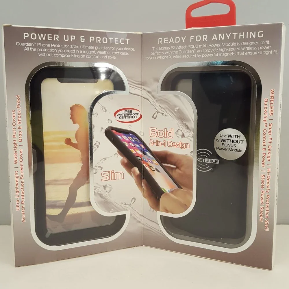 Guardian Certified Waterproof IP68 DROP & Scratch Proof Wireless Power 3000 mAh
